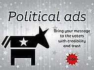 Democrats get discounts on political ads here. Banner Image