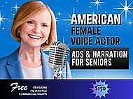 Seasoned voices for your voiceovers targeting seniors. Banner Image