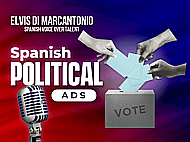 Believable voice for Political Campaign Ads – Spanish / English Banner Image