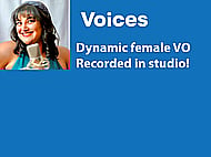 A dynamic female voiceover for your games & animation! Banner Image