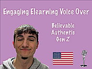 Engaging Male Voice Over for Your Elearning Video (Gen Z) Banner Image